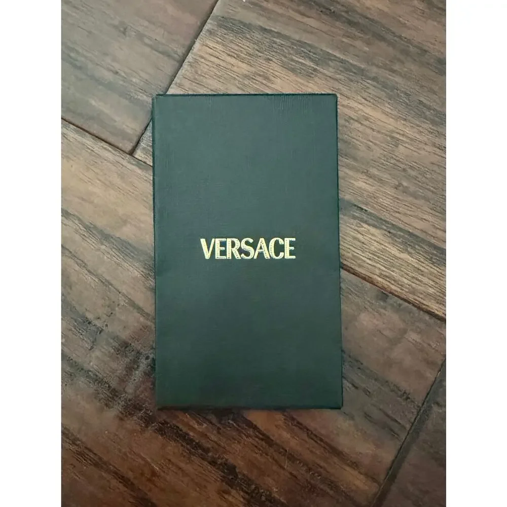 $925 NIB Versace Medusa 95 Greca Suede Loafers Navy Men's EU 46 US 13